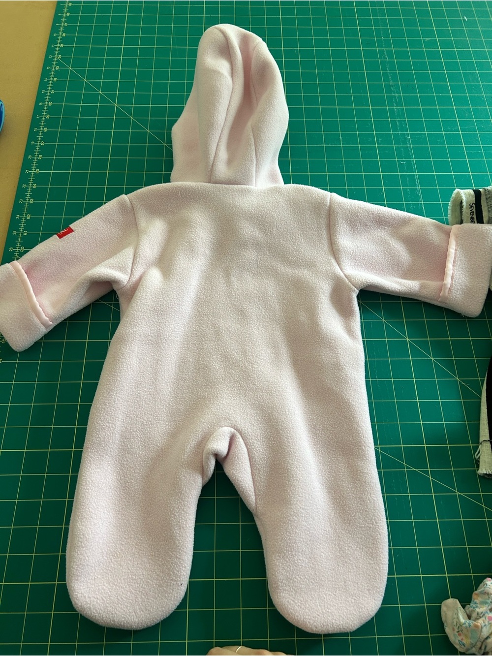Widgeon Warmplus Pink Hooded Fleece Bunting 3 months - Picture 2 of 3